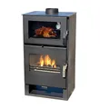Kaminofen mit Backfach Verso F Holzofen 9 kW Kamin Ofen Holz Mehrfachbelegung Heizofen Holzofen