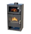 Kaminofen mit Backfach Verso F Holzofen 9 kW Kamin Ofen Holz Heizofen Holz