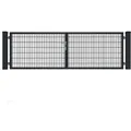 Doppeltor für Doppelstabmattenzäune Voll-Rahmen Anthrazit 550 cm x 160 cm
