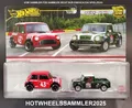 HOT WHEELS PREMIUM "MORRIS MINI + 1967 AUSTIN MINI PICKUP" HBL96 OVP UNGEÖFFNET!