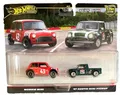 Hot Wheels Morris Mini '67 Austin Pickup 2 Pack Set 1:64 Premium Modellauto UK