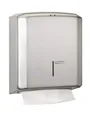 ALLCARE 12922 Mediclinics Edelstahl Handtuchspender, für 400-600 Handtücher, Sanitärbereich