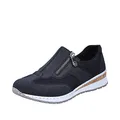 Rieker Damen Halbschuhe 54474-14 blau Gr. 38