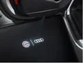 Audi Einstiegsbeleuchtung Logoprojektion Audi Ringe FC Bayern Einstiegsleuchten