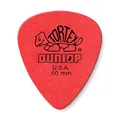 DUNLOP Tortex Standard 0.50 mm rot, Packung mit 12 Plektren (418P050)