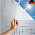 MARAPON® Milchglas Fensterfolie mit Sternenmuster [44.5x200 cm] inkl eBook mit