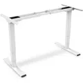 Elektrischer Tisch Deframe Dehöhenverstellbar, Doppelmotor, 3 Ebenen, White - Digitus