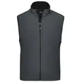 Men's Softshell Vest Trendige Weste aus Softshell grau, Gr. S