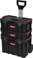 XL Werkzeugtrolley, Werkstattkoffer Set 3, Werkstattwagen Set 3 aus Q-Brick Serie mit viel Zubehör! B x T x H in cm: 53 x 38 x 98 cm