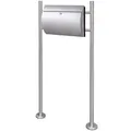 Letterbox auf Standard -Edelstahl