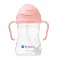 b.box Trinklernbecher Für Jeden Winkel | Flip-Top, Schwerer Strohhalm, Griff, Auslaufsicher | BPA-Frei & für Spülmaschine | Ab 6 M | 240 ml, Rosa, Tutti Frutti