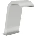 vidaXL Poolwasserfall Pool-Wasserfall 50x30x60 cm Edelstahl 304 silberfarben