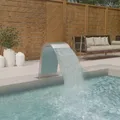 Pool-Wasserfall 50x30x60 cm Edelstahl 304 Schwalldusche Schwallbrause