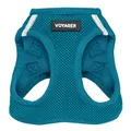 Voyager Step-In Air Hundegeschirr by Best Pet Supplies - All Weather Mesh Step in Vest Harness für kleine und mittlere Hunde, Türkis, size M - Brust 40- 45 cm
