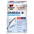 Doppelherz system OMEGA-3 KONZENRAT – Mit 300 mg EPA und 200 mg DHA pro Kapsel als Beitrag für die normale Gehirn- und Herzfunktion – 120 Kapseln