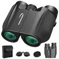 Aurosports 12x32 Fernglas für Erwachsene - Ferngläser Klein Kinder mit überlegener Klarheit - Kompakt Fernglas High Definition Ideal für Vogelbeobachtung Reisen Jagd Konzerte