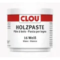 Clou Holzpaste 16 weiß zum Reparieren und Auskitten von Holzschäden 150 g