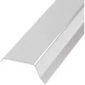 DAPRONA Profil (Attika Blech, Traufenblech 2m, 45mm Silber Dacheindeckung aus Alu, 1-St), geeignet für Attika, Ortgang, Traufbohle, für Flachdach und Steildach silberfarben 45 cm x 2000 cm x 2 cm