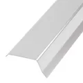 Daprona Attika Blech, Traufblech 2m, 45mm Silber Dacheindeckung aus Aluminium, geeignet für Attika, Ortgang, Traufbohle, Anwendbar für Flachdach und Steildach