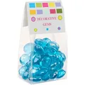 GLOREX Muggelsteine hellblau Glasnuggets Ø 20,0 mm, 200,0 g, 1 Pack