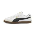 Puma Club II ERA Unisex-Sneaker, Weiß/Schwarz-Vapor-Grau, 5 UK