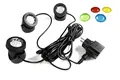 Arnusa Teichbeleuchtung 3er Set LED Springbrunnenbeleuchtung Gartenstrahler Wasserdicht Unterwasserstrahler