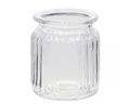 Florists Products Tischvase Vintage Riffelglas Dekovase für kreative Tischdeko, 4 Stück