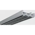 Good Life Gardinenschiene Sileno, 3-läufig, kürzbar, Aluminium grau|silberfarben 240 cm