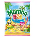 Mamba Beach Sticks – 1 x 160g – Fruchtige Kaubonbon-Stangen in vier verschiedenen Sorten – Süßigkeiten Mix einzeln verpackt