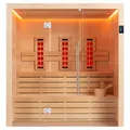 AWT Sauna 1614A-IR , Hemlock, 200x160, ohne Ofen