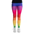 cosey - Neon Line Leggings (Einheitsgröße) - Design Neon Bunte Dreiecke