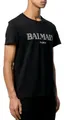 BALMAIN Paris Logo Straight Fit T-Shirt Cotton Shirt Paris Logo Tee Top New XL