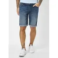 Redpoint Jeansbermudas SHERBROOKE 5-Pocket Jeans Bermudas mit Stretch blau W50