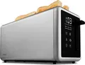 Medion Life MD12103 Toaster silber 1450W 2 lange Schlitze 7 Bräunungsstufen