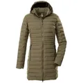 G.I.G.A. DX by killtec Steppmantel GW 77 WMN QLTD PRK Damen Funktionsparka: wasserabweisend, winddicht, atmungsaktiv braun 40 EU