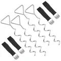 Bodenanker Trampoline Erdanker Spiral-Bodenverankerung ABS-Schnallen SGN15INV1