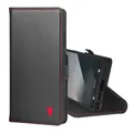 TORRO Hülle kompatibel mit Samsung Galaxy S25 Ultra 5G 2025 – Premium Leder Hülle mit Standfunktion und Kartenfächern (Schwarz)