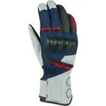 Bering Siberia wasserdichte Motorrad Handschuhe, grau-blau, Größe 3XL für Männer
