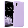 kwmobile Hülle kompatibel mit Alcatel 1 (5.0") Hülle - weiches TPU Silikon Case - Cover geeignet für kabelloses Laden - Lavendel