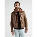 JCC Bikerjacke 993 braun L (50)