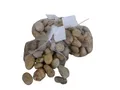 Deko-Impression Dekosteine 3 Kilo Flusssteine Dekosteine Zierkies Flusskiesel creme 3-6 cm, (3-St)