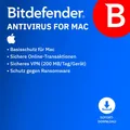 Bitdefender ANTIVIRUS FOR MAC / 3 Geräte / 1 Jahr / ESD