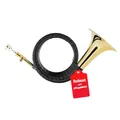 Classic Cantabile FPH-100 Fürst-Pless-Horn (B-Stimmung, Messing, mit Mundstück und Tasche)