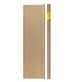 Idena 800001 - Packpapier Rolle, 1 x 5 m, 80g/m² starkes Papier, Farbe Kraft, Geschenkpapier, Kraftpapier, Verpackung