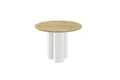 designimpex Esstisch Design Esstisch Tisch HRE-111 rund Hochglanz Esszimmer 100 x 75 cm