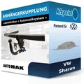 AUTO HAK Anhängekupplung abnehmbar passend für VW Sharan 06.2000-03.2010 AHK