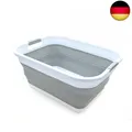 SAMMART 41L Collapsible Plastic Laundry Basket - Foldable Pop Up Storage