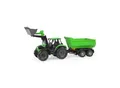 WORXX Traktor Deutz-Fahr Agrotron 7250 TTV mit Anhänger, Schaukarton