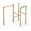 Sprossenwand Fit Base 510 - Outdoor-sportgerät, Kraftstation, Fitnessstation, Sportgeräte Für Zuhause, Workout, Krafttraining, Gymtower, Fitnessturm, 5 Jahre Garantie Auf Holz- Und Hdpe- - Wickey