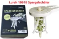 LURCH SpargelschälerLurch Spargelschäler mit 6 Präzisionsklingen, Schraub creme